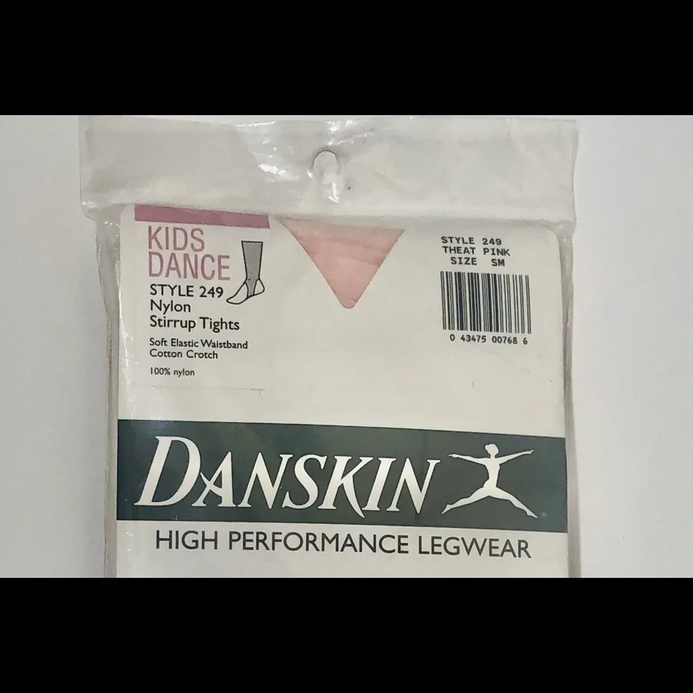 Danskin Kids Dance Stirrup Tights Brand New